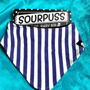 Sourpuss baby bib